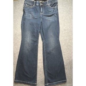 Torrid Jeans Womens 16 Regular Bombshell Flare Medium Blue Stretch Mid Rise